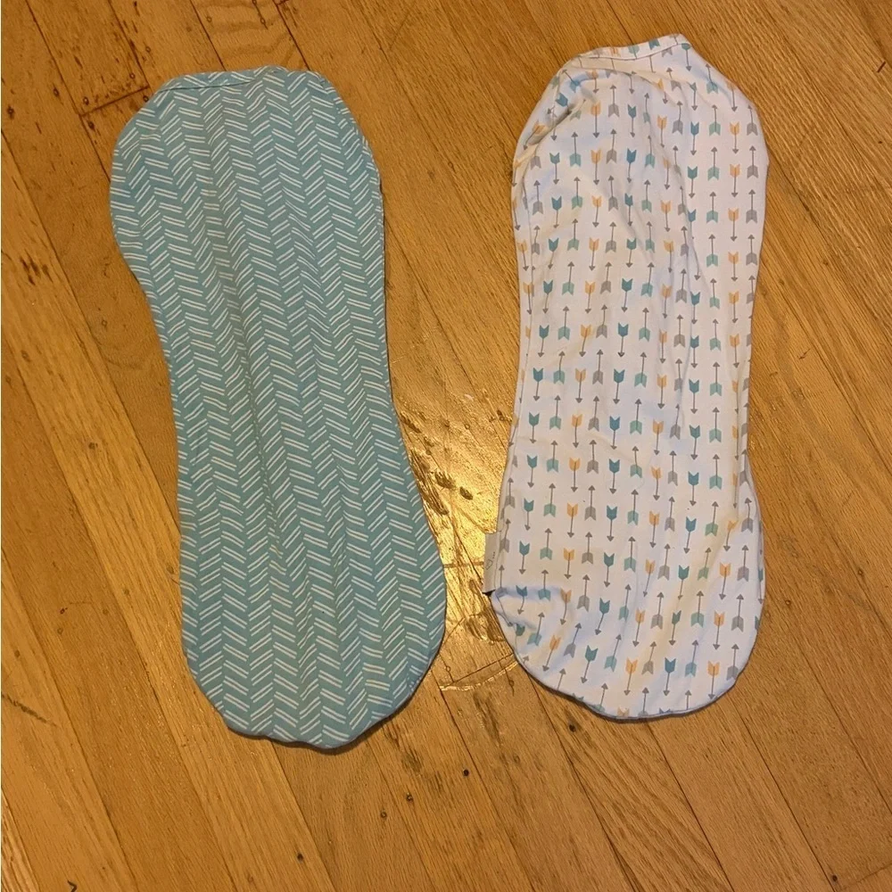 Baby zipper sleep sacks arms in swaddle newborn